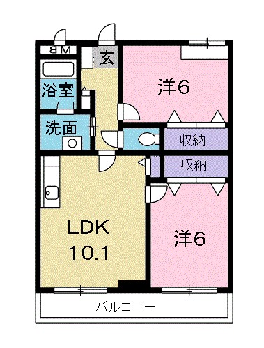 サンライズ・フジ 間取り