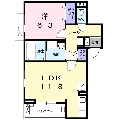 ラフレシール　ヌフ 間取り