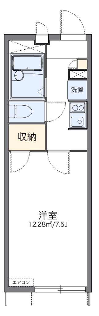 レオパレスコスモハウス 間取り