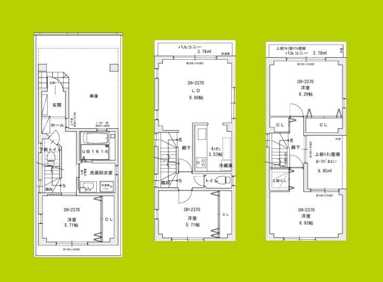 十三本町二丁目戸建 間取り