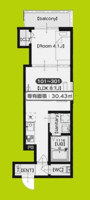 F asecia AttivoⅥ 間取り