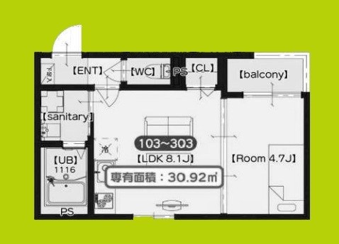 F asecia AttivoⅥ 間取り