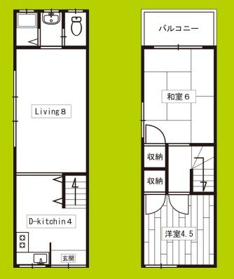 細田貸家 間取り