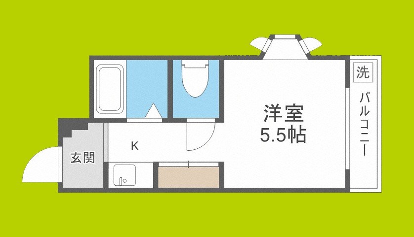 サンライト上新庄 間取り