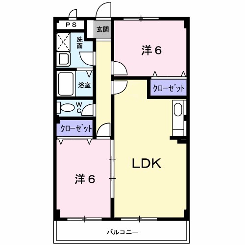 インペリアル中田 間取り