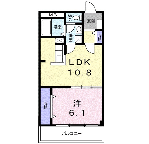 アドニス　コート　パートⅠ 間取り
