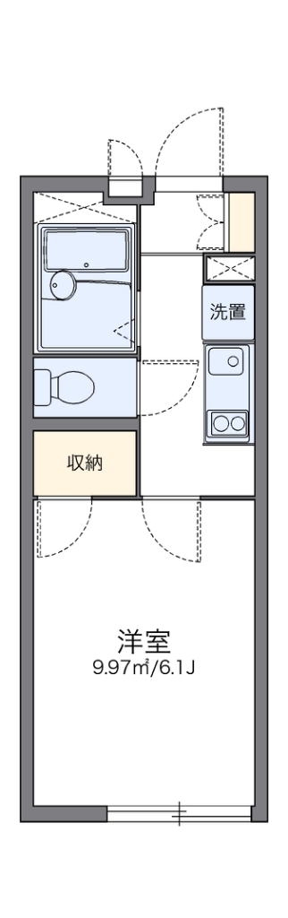 レオパレスＪＮ　Ｂ 間取り