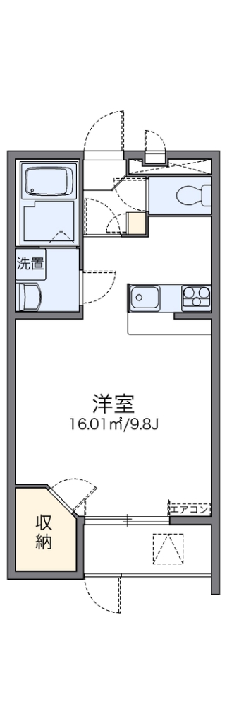 レオパレス天上野Ⅱ 間取り