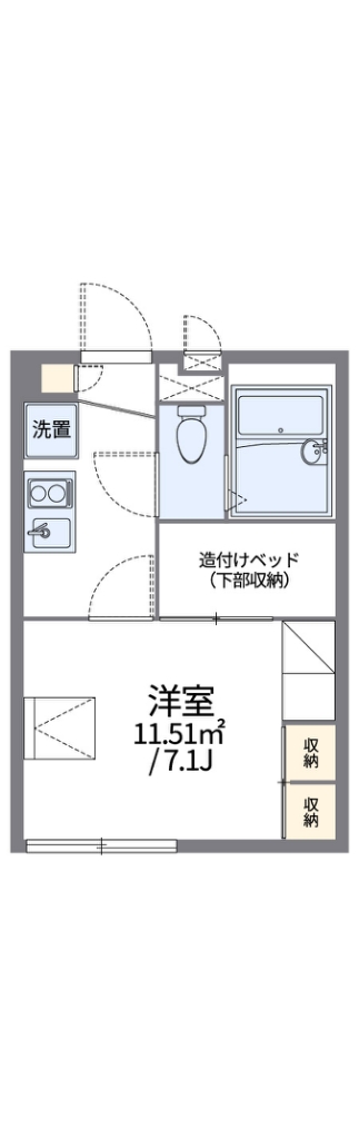 レオパレスヴィラージュ長洲 間取り