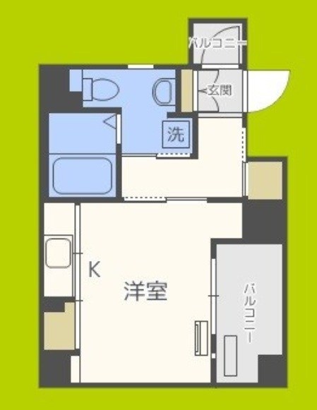 エイペックス東心斎橋Ⅰ 間取り