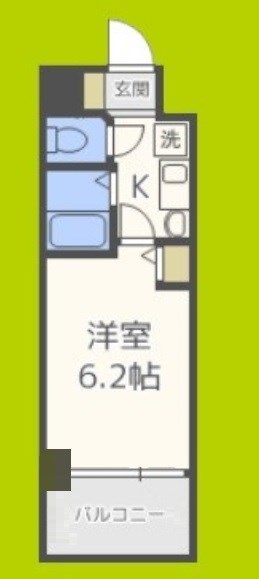 エステムコート四天王寺夕陽丘 間取り