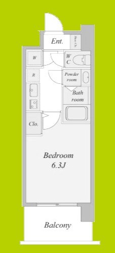 セレニテ梅田北アリエ壱番館 間取り図