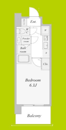 セレニテ梅田北アリエ壱番館 間取り図