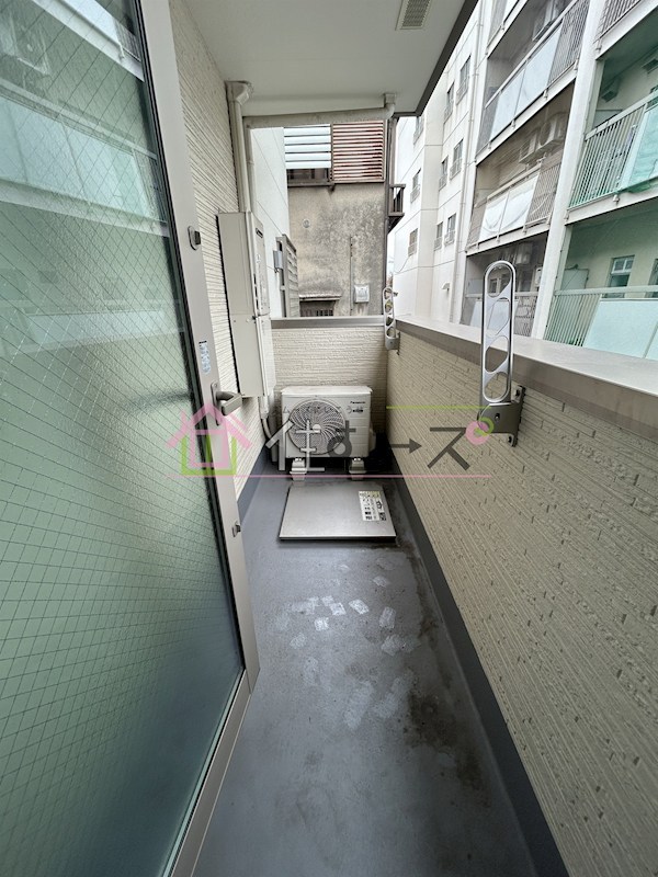 フジパレス住吉公園西 ベランダ