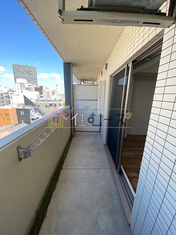 コーポYAHATAナンバ元町 ベランダ