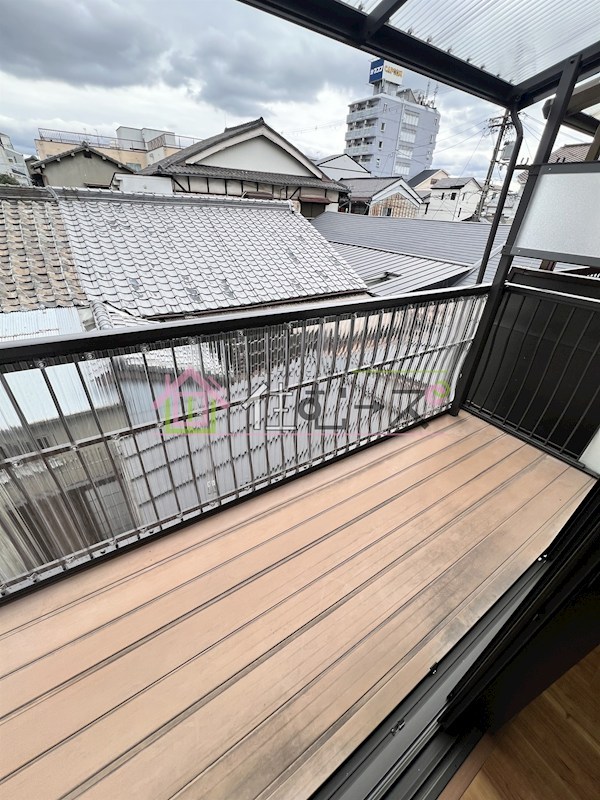 西今川1貸家 ベランダ