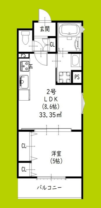 クリエオーレ秦町 間取り
