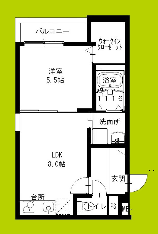 フジパレス西湊Ⅲ番館 間取り
