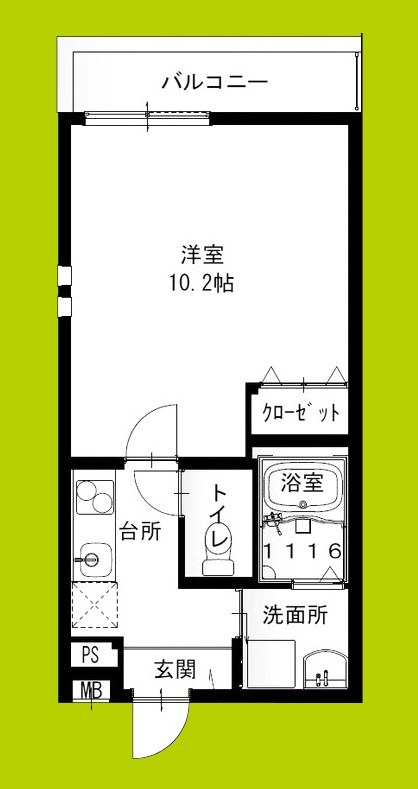 フジパレス西湊Ⅱ番館 間取り