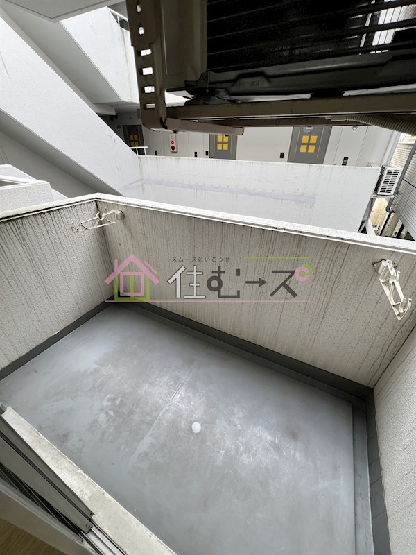 スーパーコート長居公園フロント ベランダ