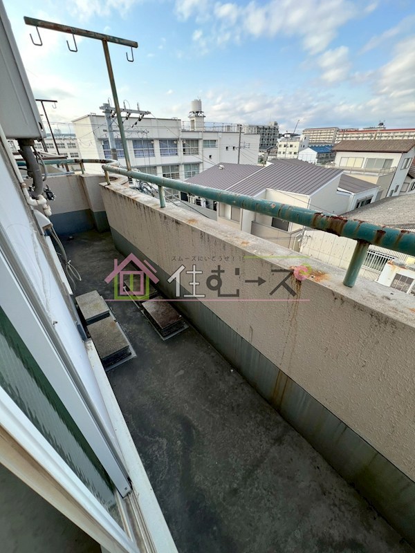 ツインコーポ公園南A棟 ベランダ