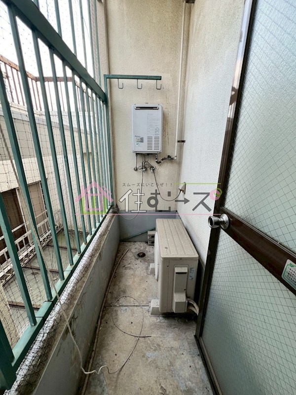 ツインコーポ公園南A棟 ベランダ