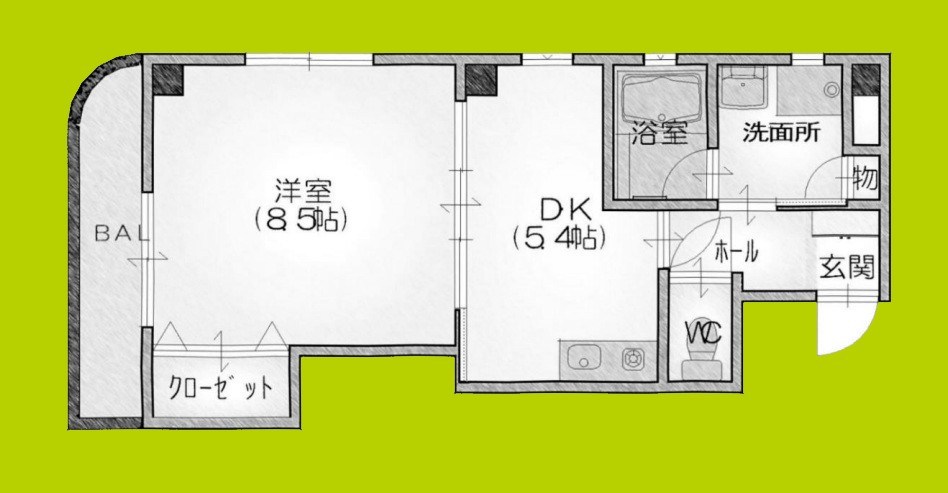 ソレイユ白鳩 間取り