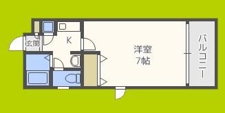 ジュネーゼ大阪城南 間取り