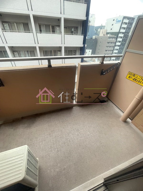 ジュネーゼグラン心斎橋東 ベランダ