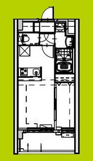 Alivis Shimo-Shinjo SoL TERRACE 間取り