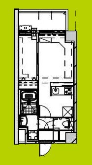 Alivis Shimo-Shinjo SoL TERRACE 間取り