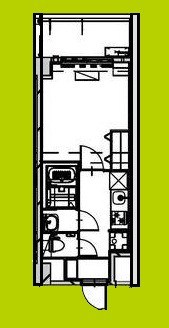 Alivis Shimo-Shinjo SoL TERRACE 間取り