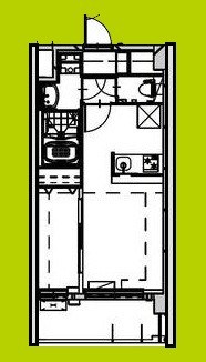 Alivis Shimo-Shinjo SoL TERRACE 間取り
