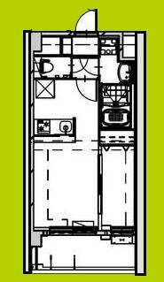 Alivis Shimo-Shinjo SoL TERRACE 間取り