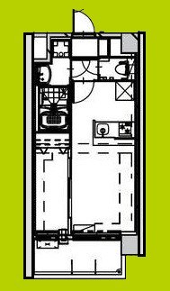 Alivis Shimo-Shinjo SoL TERRACE 間取り