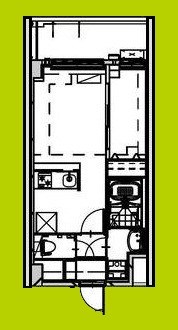 Alivis Shimo-Shinjo SoL TERRACE 間取り