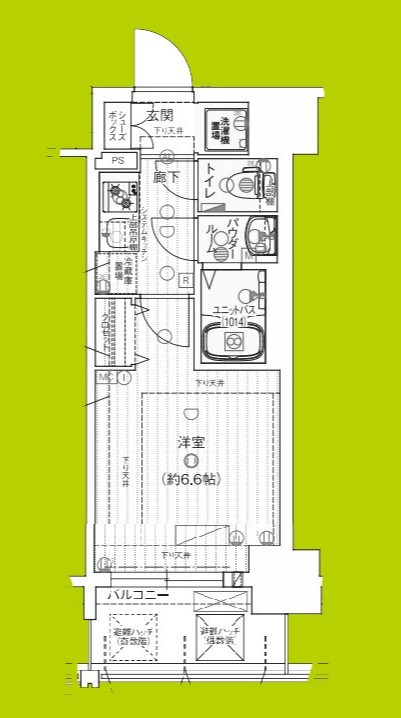 ソルテラスOSAKA千里丘駅前 間取り