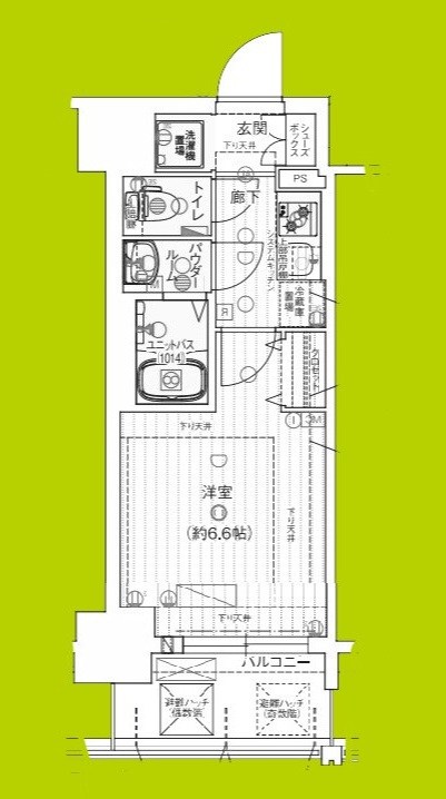 ソルテラスOSAKA千里丘駅前 間取り図