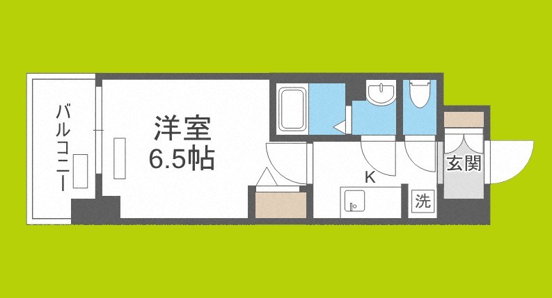 レシオスなんばVOGUE 間取り