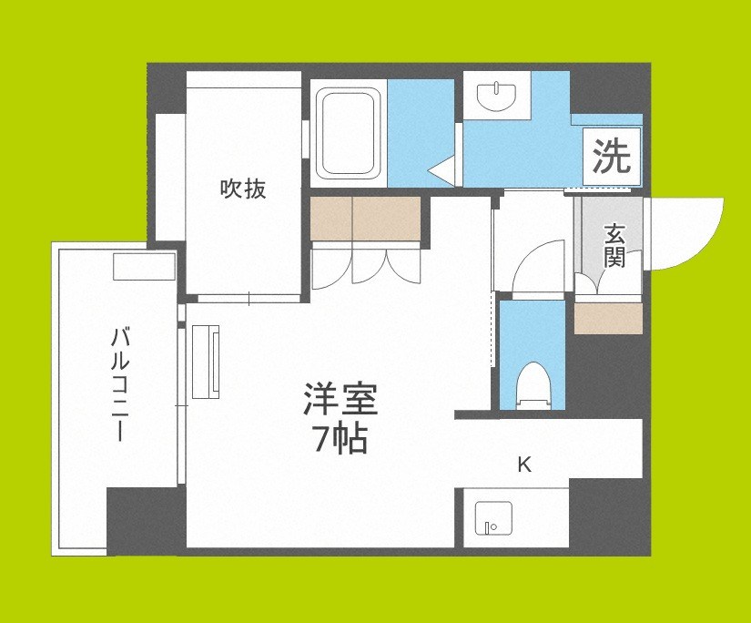 エイペックス南堀江 間取り