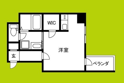 プレサンス難波南アーバニッシュ 間取り