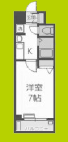エステムコート難波サウスプレイス 間取り