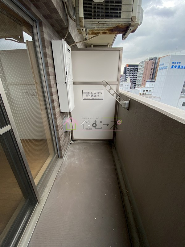 エステムコート難波サウスプレイス ベランダ