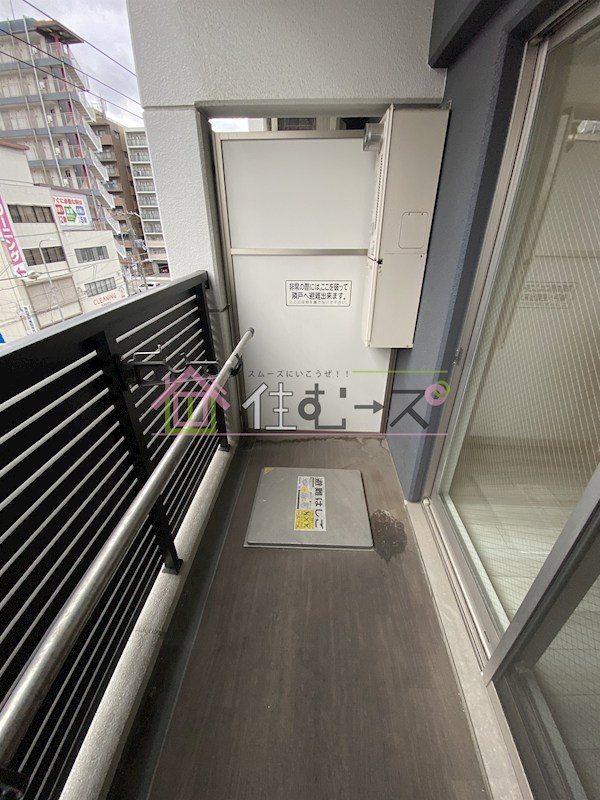 クリスタルグランツ難波WEST ベランダ