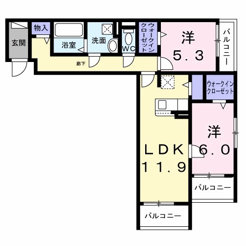 パイン山城 間取り