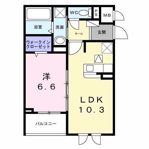 山城町４丁目アパート 間取り