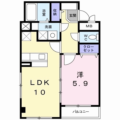 インサイド　フィールド 間取り