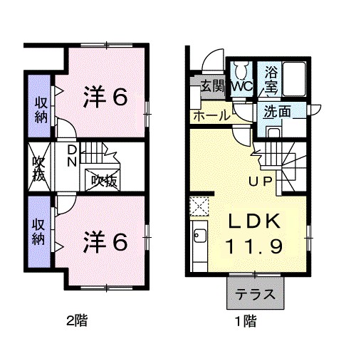 エスポワールⅢ 間取り