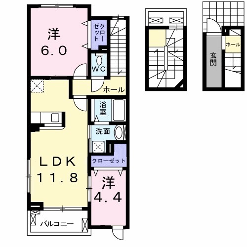 サンシャイン東山　ＰＡＲＴⅠ 間取り