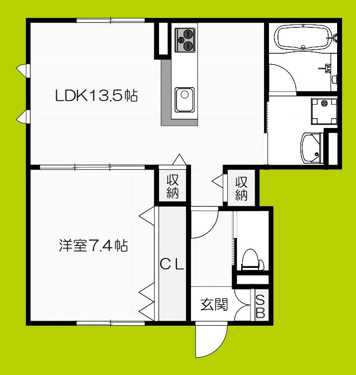ウェルゲートノース 間取り
